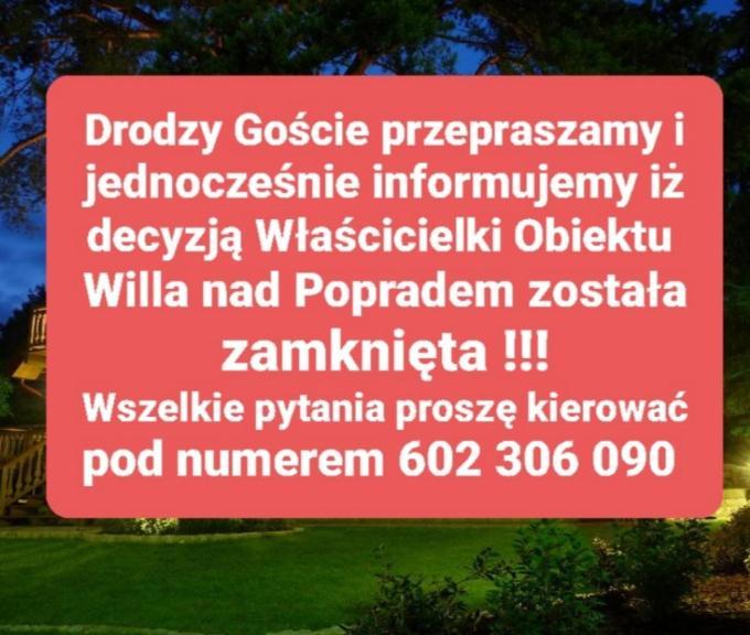 Bed and Breakfast Willa Nad Popradem Piwniczna-Zdroj Exterior foto